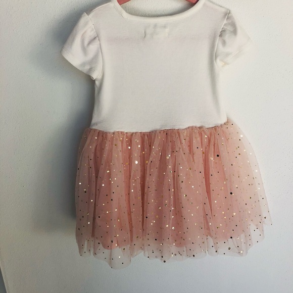 Tucker + Tate White / Pink  Princess Dress with Fox Fur Jacket. New. - Picture 6 of 8